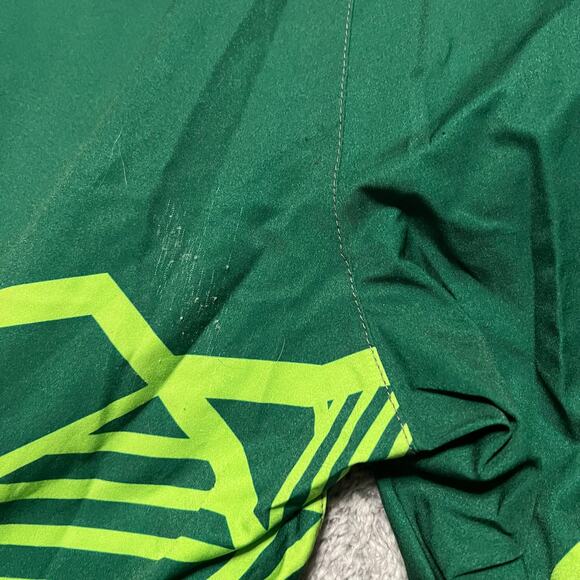 Podiumwear Shorts Adult XL Tri Cycle Long Bermuda Cycling Mens Green ** - Picture 6 of 10